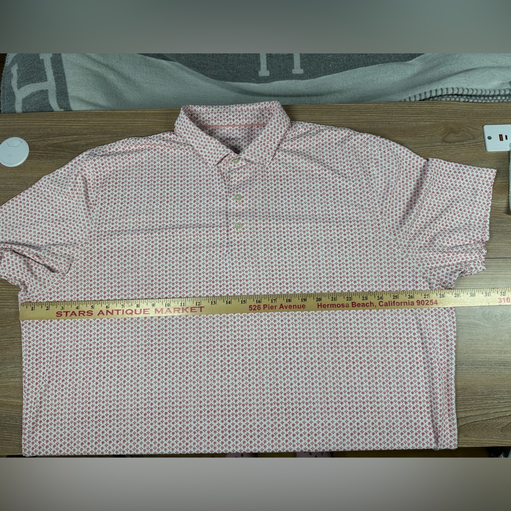 NEW JOHNNIE-O enzo printed polo in tango - Picture 9 of 12